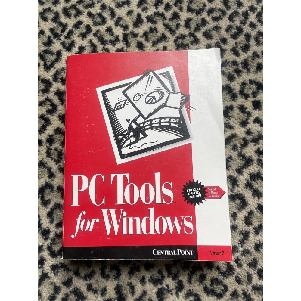 Vintage Central Point PC Tools for Windows Universal Upgrade ver 2 Book 1994‎